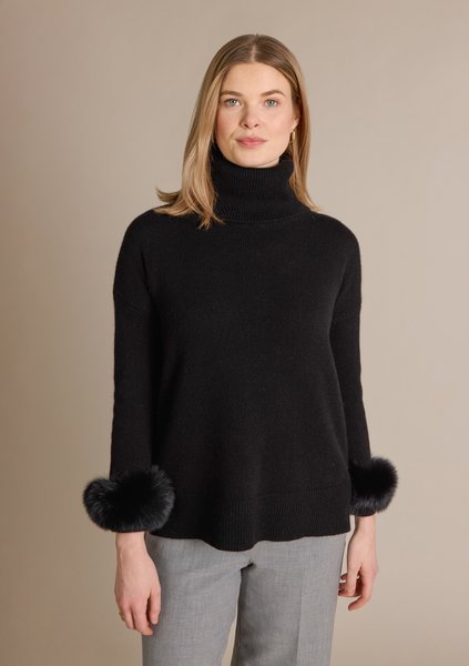 ALASHAN CASHMERE COMPANY LX2023 QUEBEC CASHMERE*FOX TRIM