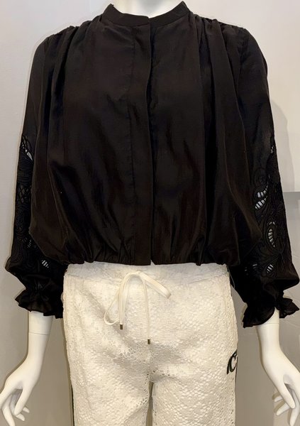 JESSIE LIU SS25B260 APPLIQUE ON SLEEVE