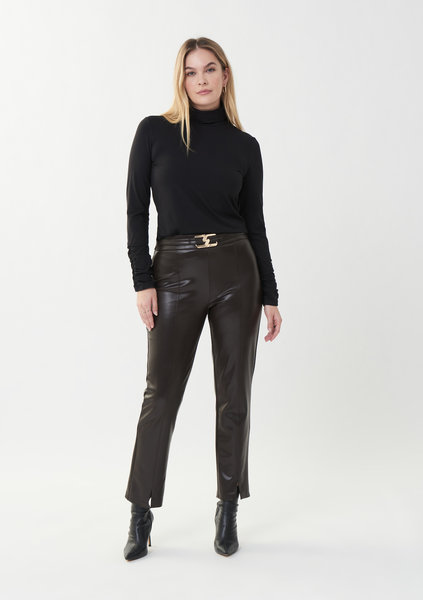 JOSEPH RIBKOFF INC 223131 FAUX LEATHER PANT