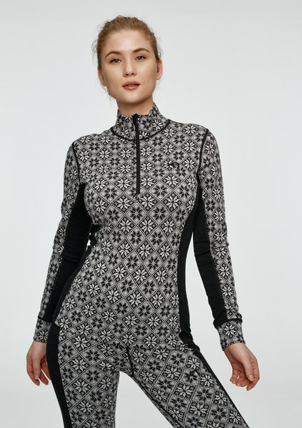 KARI TRAA 622691 ROSE ZIP TNECK