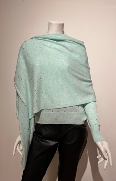 KINROSS CASHMERE LRAC4-107 CRYSTAL WRAP