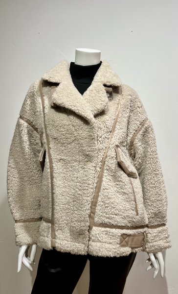 LAMARQUE BADUBEG BADU FAUX FUR JKT