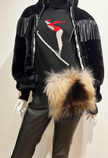 M. MILLER FURS INC. FINN FANNY FINN RACCOON FANNYPACK