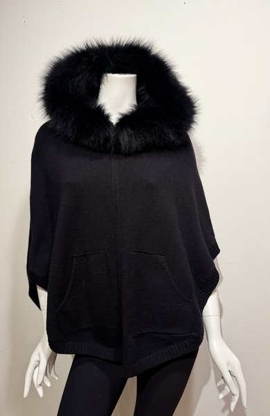 MITCHIE'S MATCHINGS POYU17 ANGELA SHORT ZIP PONCHO