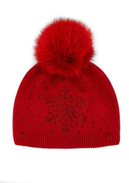 MITCHIE'S MATCHINGS HT0088 SNOWFLAKE CRYSTAL POM