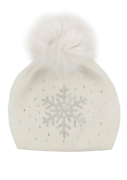 MITCHIE'S MATCHINGS HT0088 SNOWFLAKE CRYSTAL POM