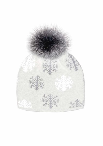 MITCHIE'S MATCHINGS HTAN37 SNOWFLAKES POM