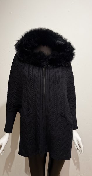 MITCHIE'S MATCHINGS POYUV42 ZIP CABLE PONCHO