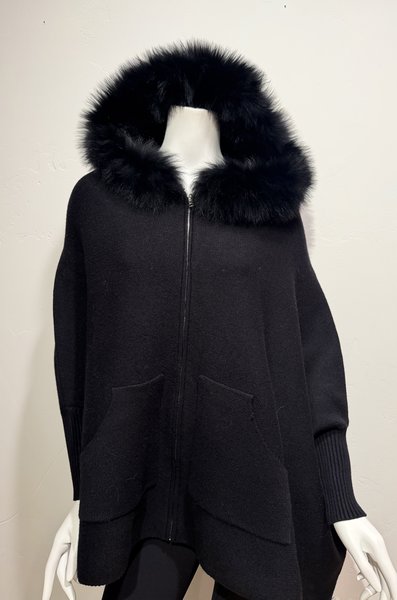 MITCHIE'S MATCHINGS POYU40 ZIP FRONT POCKET PONCHO