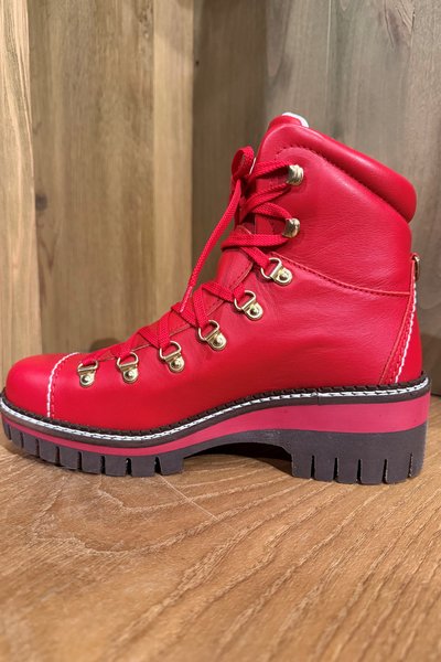 REGINA IMPORTS 456 LEATHER BOOT*GOLD LACE