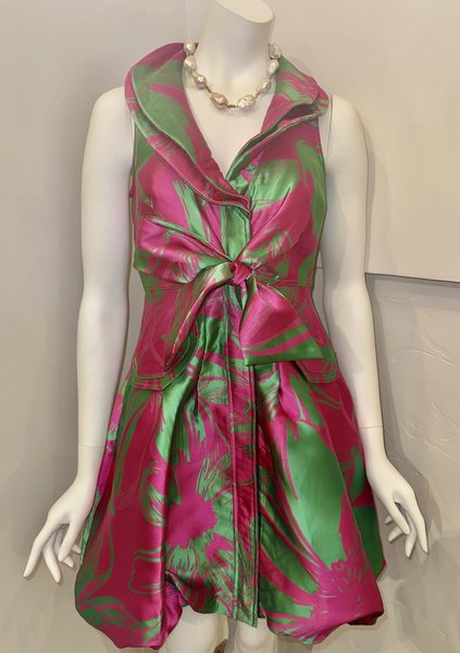 SAMUEL DONG S16150B BLUE-GREEN FLORAL