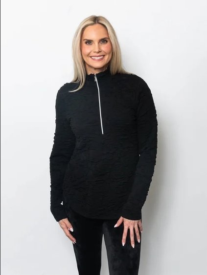 SNO SKINS 38465-25 WAVY JACQUARD TNECK