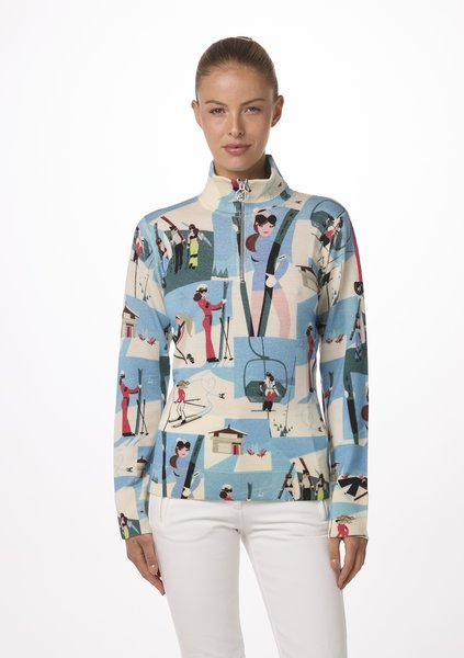  TONI SAILER SPORTS 352721 COLETTE RETRO SKIERS