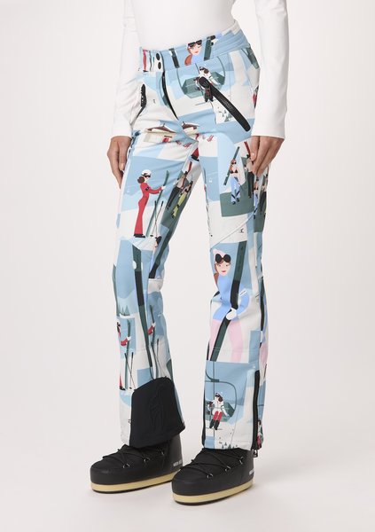  TONI SAILER SPORTS 352218P RETRO SKIER PRINT PANT