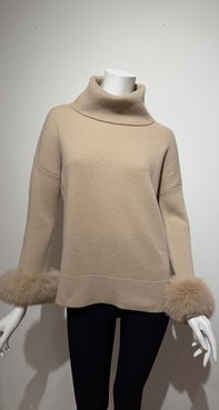 ALASHAN CASHMERE COMPANY QUEBEC CASHMERE*FOX TRIM