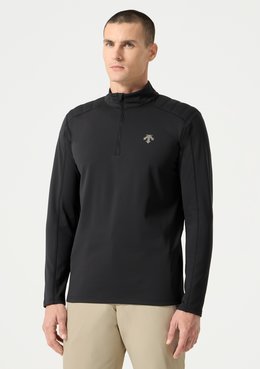 DESCENTE QUILT SHOULDER TNECK