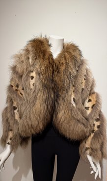 DIOMI LEOPARD MINK JKT