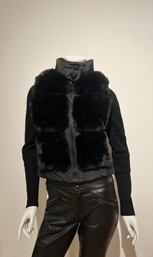 GOLDBERGH CHIC FAUX FUR VEST