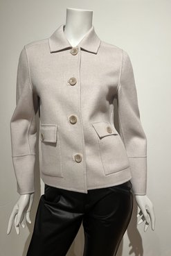 KINROSS CASHMERE PLEAT BACK COAT