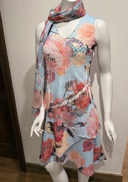 KOMAROV/KISCA TIERED DRESS*WRAP