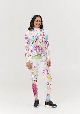 KRIMSON KLOVER GRAFFITI HEART ZIP T