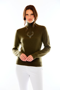 M. MILLER FURS INC. ASHLEY DEER ZIP