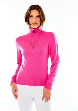 M. MILLER FURS INC. ASHLEY DEER ZIP