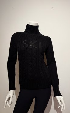M. MILLER FURS INC. ELLE "SKI"CASHMERE TNECK