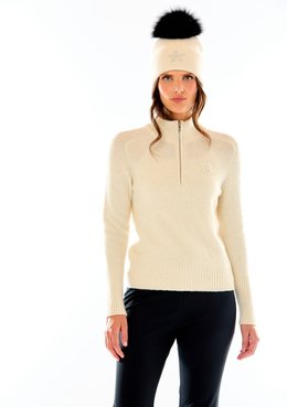 M. MILLER FURS INC. ZIPSTAR*SEQUIN SWEATER