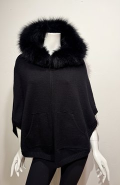 MITCHIE'S MATCHINGS ANGELA SHORT ZIP PONCHO