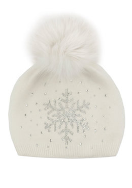 MITCHIE'S MATCHINGS SNOWFLAKE CRYSTAL POM