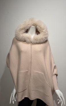 MITCHIE'S MATCHINGS ZIP FRONT POCKET PONCHO