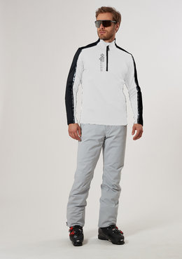 RH+ MENS ZERO HALF ZIP TNECK