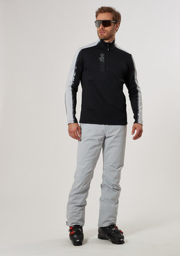 RH+ MENS ZERO HALF ZIP TNECK
