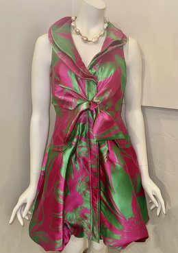SAMUEL DONG BLUE-GREEN FLORAL