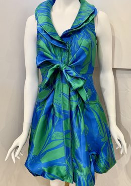 SAMUEL DONG BLUE-GREEN FLORAL