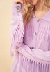 BRODIE FINE CASHMERE FRINGE IMOGEN JACKET ladies sportwear solid sweaters