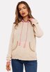 BRODIE FINE CASHMERE GEORGIE GEO TRIM HOODIE ladies sportwear ladies multi sweaters