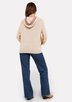 BRODIE FINE CASHMERE GEORGIE GEO TRIM HOODIE ladies sportwear ladies multi sweaters