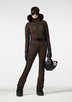 GOLDBERGH PARRY SUIT*FUR HOOD ladies suits stretch suits