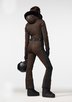 GOLDBERGH PARRY SUIT*FUR HOOD ladies suits stretch suits