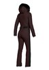 GOLDBERGH PARRY SUIT*FUR HOOD ladies suits stretch suits