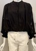 JESSIE LIU APPLIQUE ON SLEEVE ladies sportwear blouses