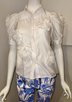 JESSIE LIU TENCEL FLOWER SHIRT ladies sportwear blouses
