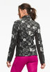 KARI TRAA DINA FLORAL FLEECE ladies fleece fleece cardigan