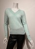 KINROSS CASHMERE CRYSTAL VNECK ladies sportwear solid sweaters