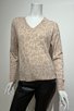 KINROSS CASHMERE LEOPARD VNECK ladies sportwear solid sweaters