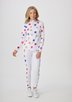 KRIMSON KLOVER ALL OVER STARS ZIP T lady misc ski ski t-necks