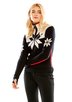 M. MILLER FURS INC. NEIGE SNOWFLAKE ZIP lady misc ski ski sweaters