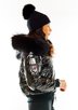 M. MILLER FURS INC. TARYN*DYED FINN RACCOON ladies ski jackets parkas